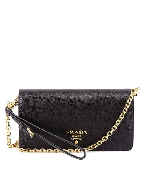 prada nylon clutch bag|prada clutch bag with chain.